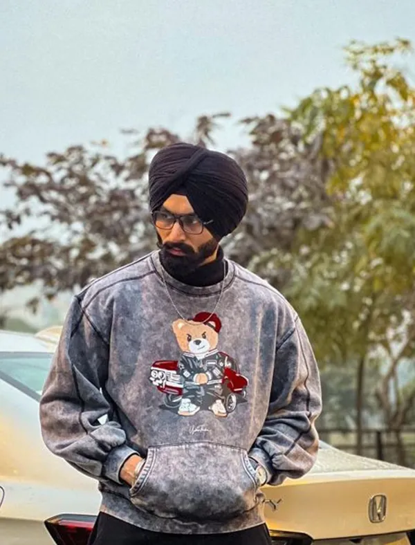 Chobbar_Teddy_Sweatshirt_Grey_Stonewashed