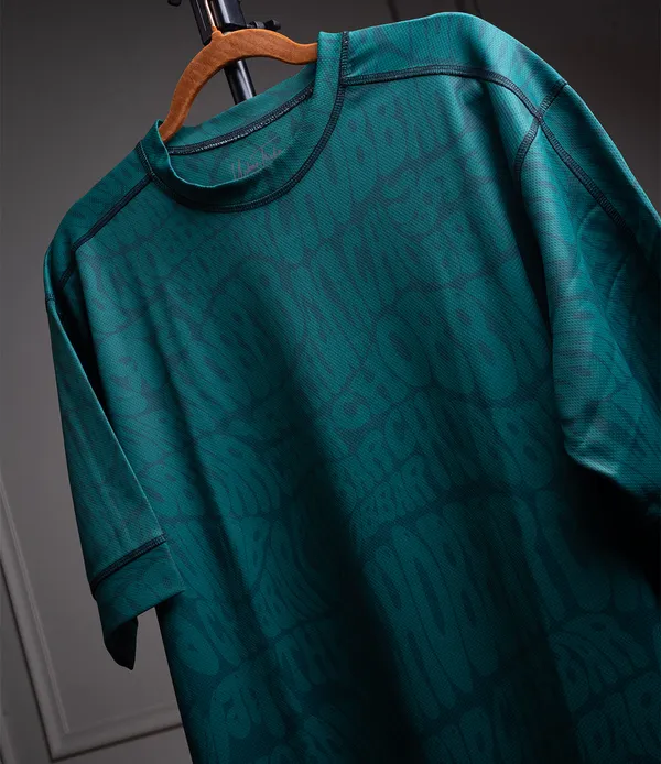 Designer_Chobbar_Green_Cool_N_Dry_Fit_Drop_Shoulder_T-Shirt