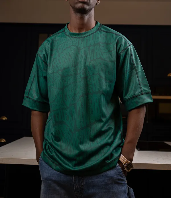Designer_Chobbar_Green_Cool_N_Dry_Fit_Drop_Shoulder_T-Shirt