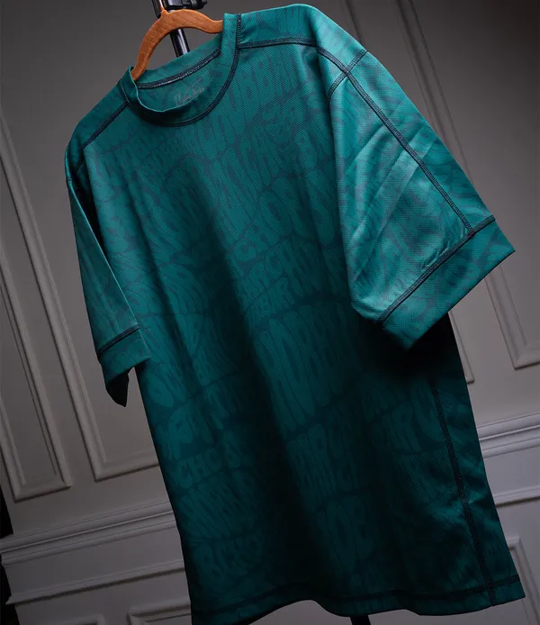 Designer_Chobbar_Green_Cool_N_Dry_Fit_Drop_Shoulder_T-Shirt