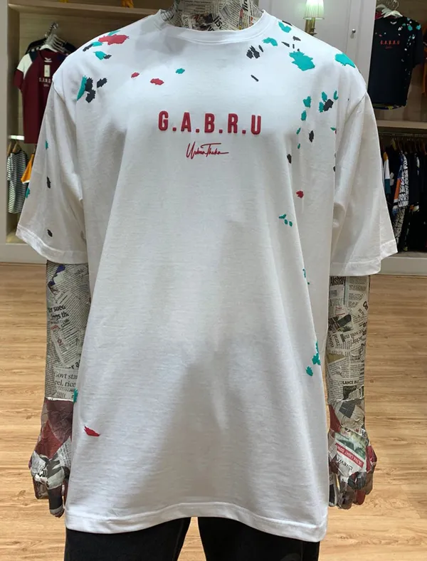 Gabru_Splatter_White_T-Shirt