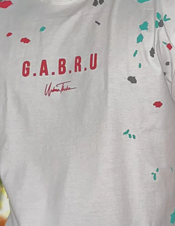 Gabru_Splatter_White_T-Shirt