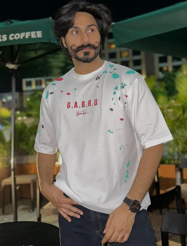 Gabru_Splatter_White_T-Shirt