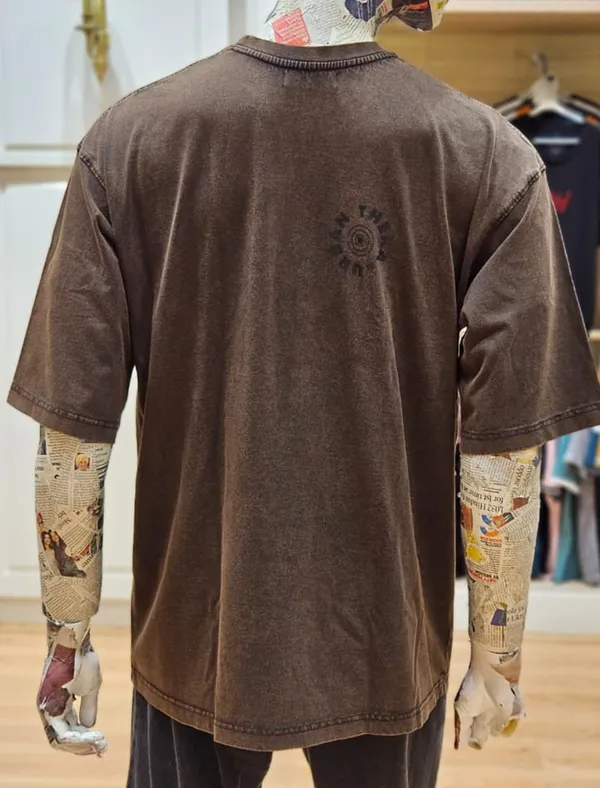 Gabru_Brown_Stonewashed_T-Shirt