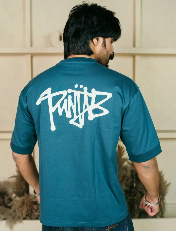 Punjab_Hearts_T-Shirt_|_Teal_Blue