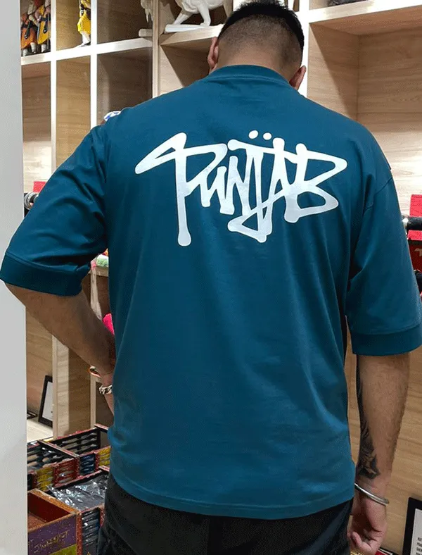 Punjab_Hearts_T-Shirt_|_Teal_Blue