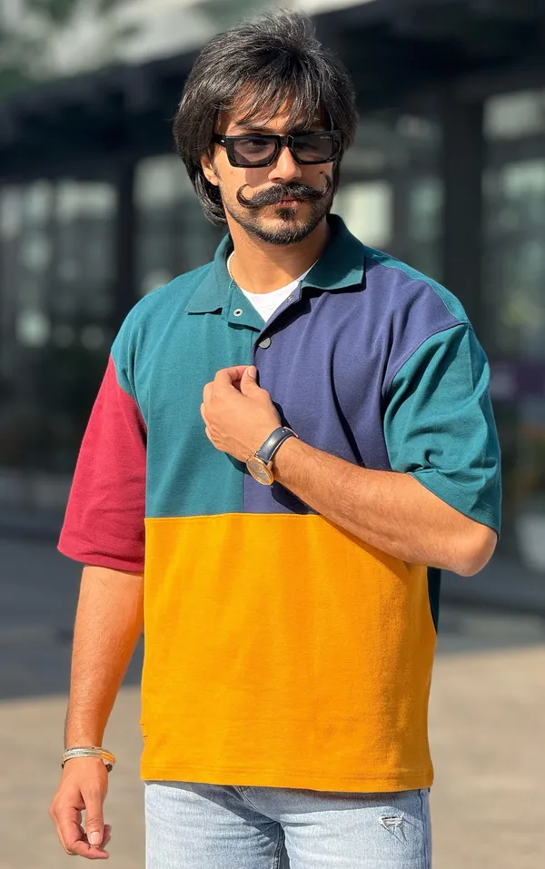 Multicolor_Cotton_Matty_Polo_T-Shirt