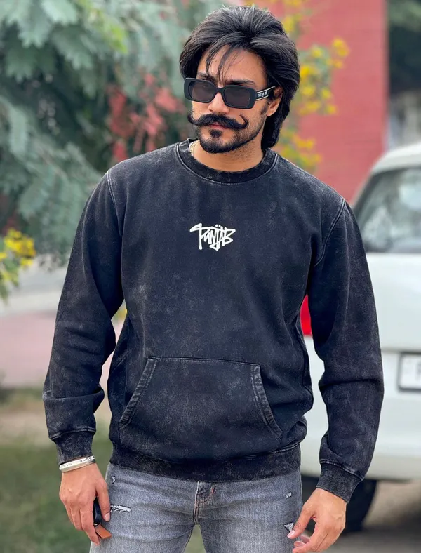 Punjab_Bandana_Sweatshirt_In_Black_Stone_Washed