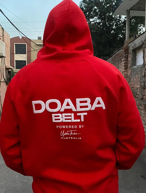 Doabiye_Red_Hoodie_Doaba_Belt_Limited_Edition