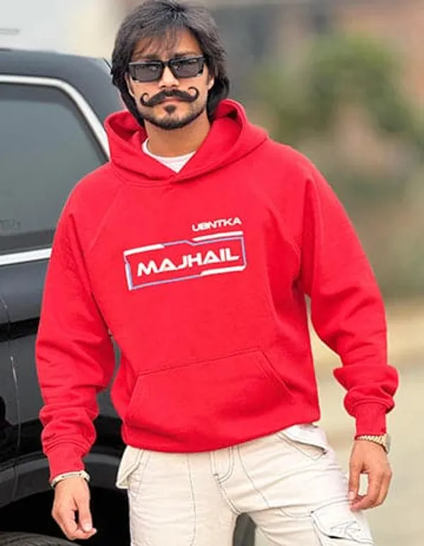 Majhail_Red_Hoodie_Majha_Background_Limited_Edition