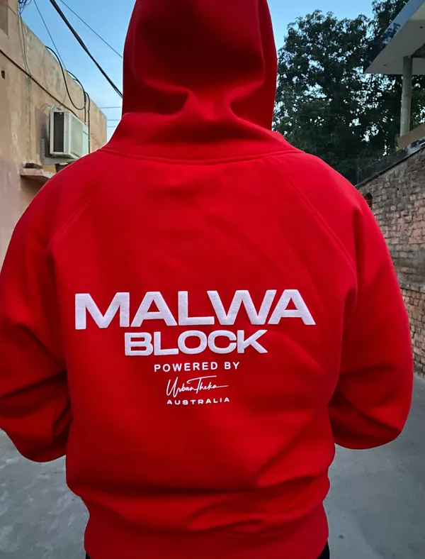 Malwai_Red_Hoodie_Malwa_Block_Limited_Edition