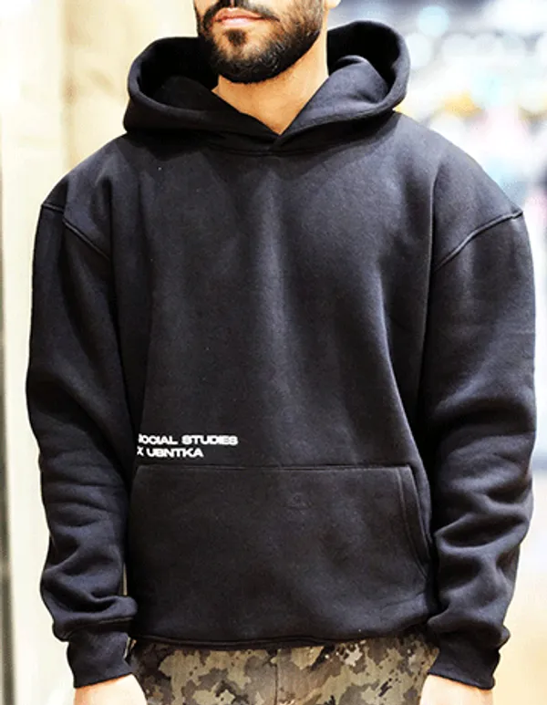 Doggo_Cotton_And_Polyester_Hoodie_|_Black