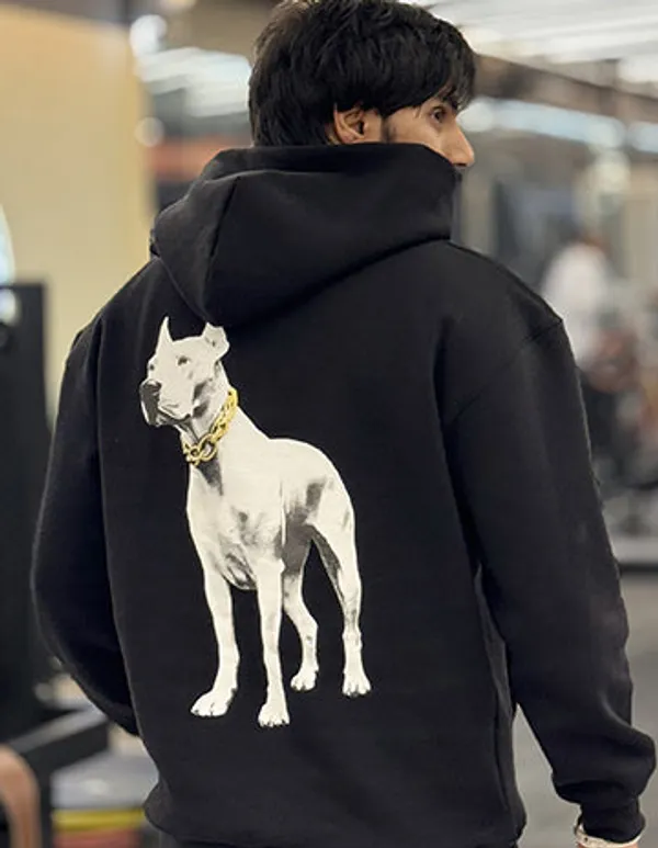 Doggo_Cotton_And_Polyester_Hoodie_|_Black
