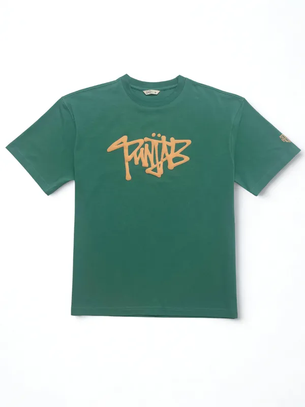 Punjab_Calligraphy_T-Shirt_|_Green