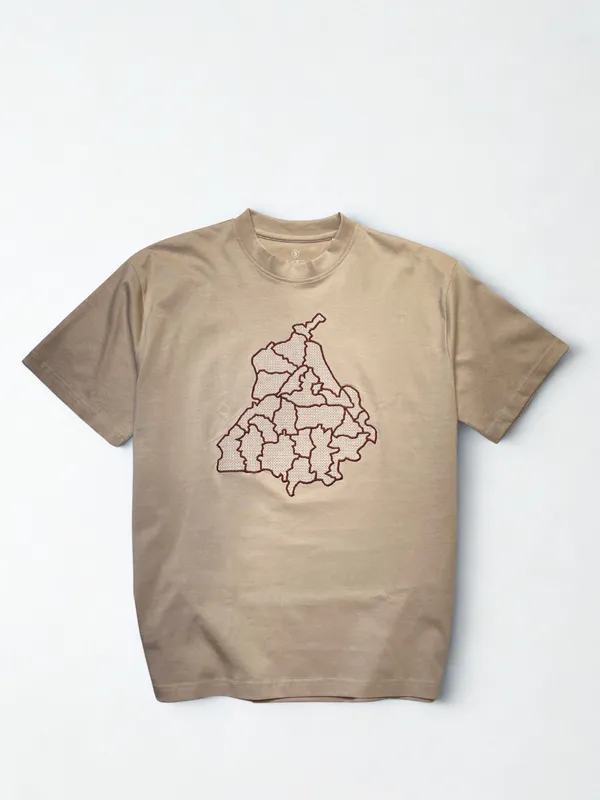 Punjab_Map_With_Districts_Embroidery_T-Shirt