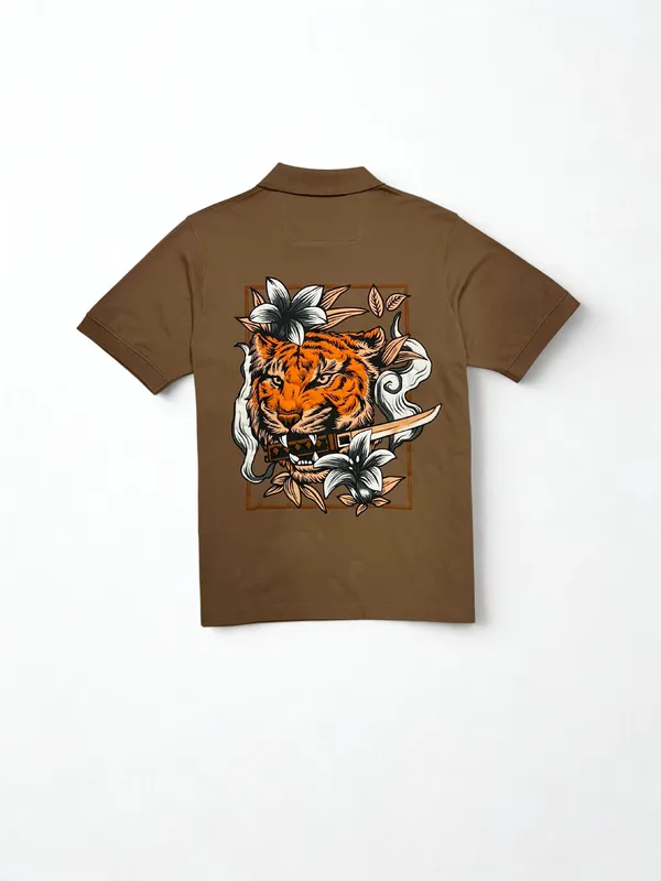 Watchout_Light_Brown_Polo_T-Shirt