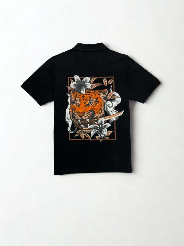 Watch_Out_Black_Polo_T-Shirt