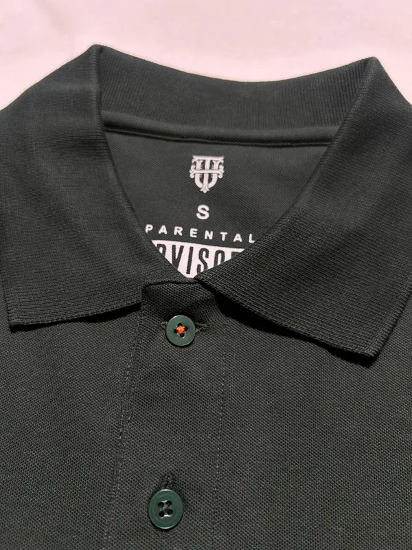 Watch_Out_Dark_Green_Polo_T-Shirt
