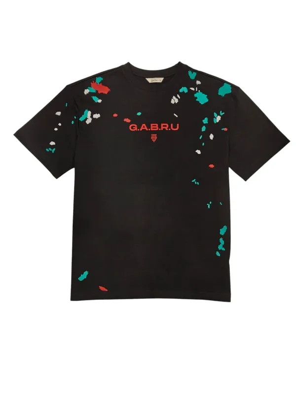 Gabru_Splatter_Black_T-Shirt