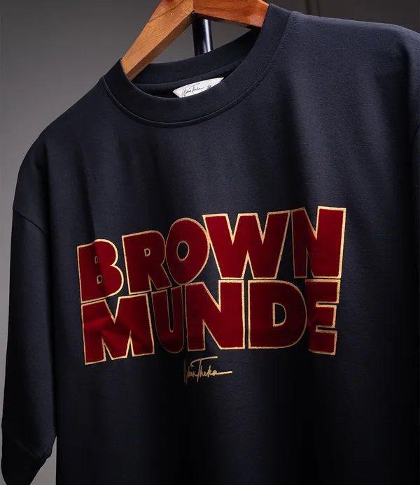 Brown_Munde_T-Shirt_|_Black
