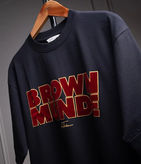 Brown_Munde_T-Shirt_|_Black