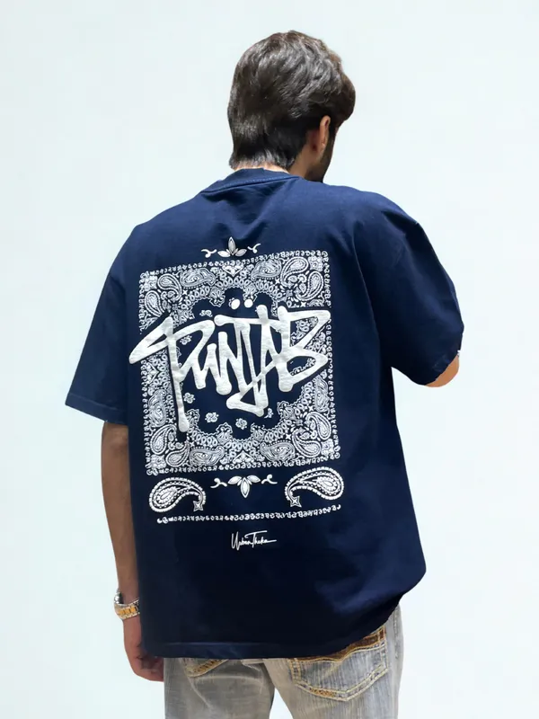 Punjab_Bandana_Blue_T-Shirt