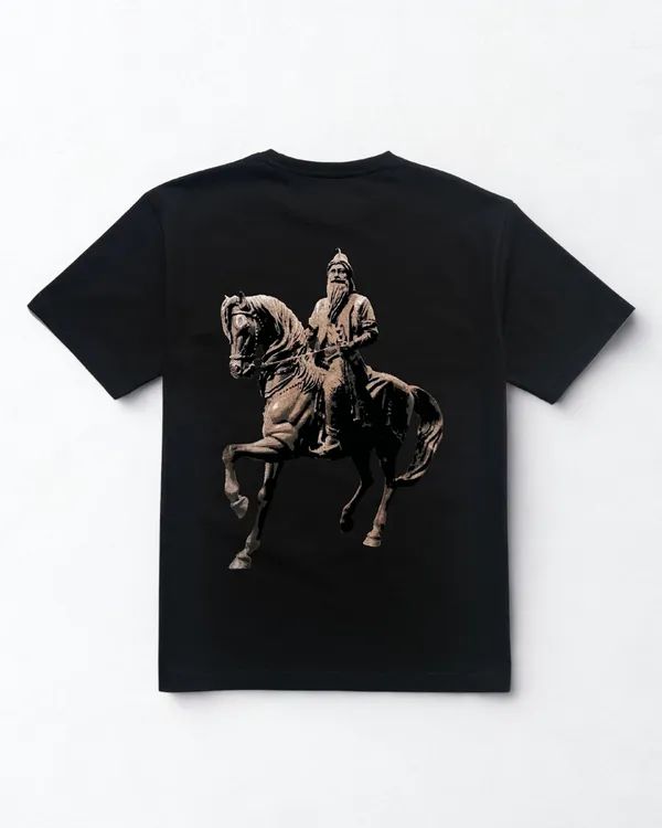 Maharaja_Ranjit_Singh_Regal_Legacy_Black_Velvet_Print_T-Shirt