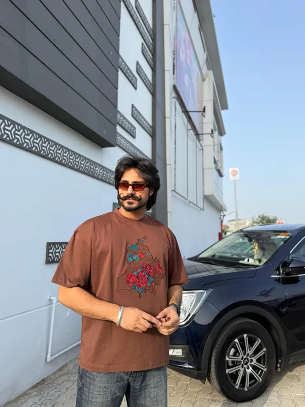 Khirda_Punjab_Brown_T-Shirt