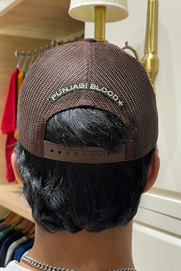 Chobbar_Brown_Distressed_Cap