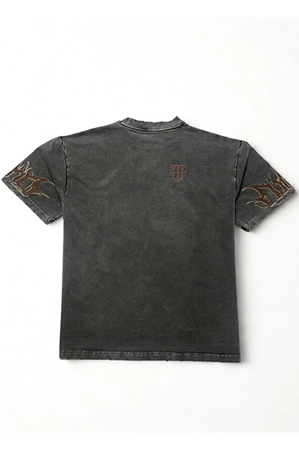 Punjabi_Blood_Distressed_Grey_T-Shirt