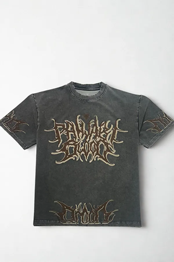Punjabi_Blood_Distressed_Grey_T-Shirt