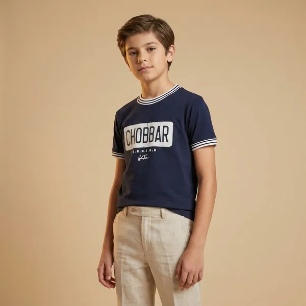 Chobbar_Junior_Navy_Blue_T-Shirt