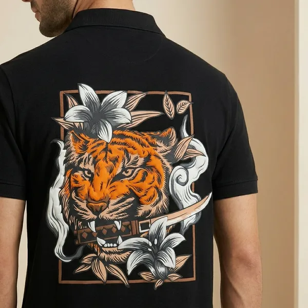 Watch_Out_Black_Polo_T-Shirt