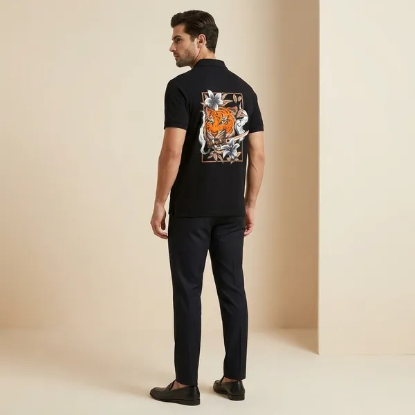Watch_Out_Black_Polo_T-Shirt