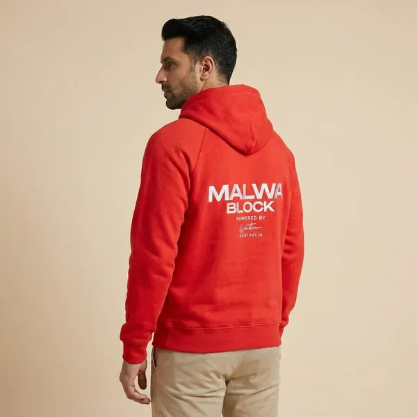 Malwai_Red_Hoodie_Malwa_Block_Limited_Edition