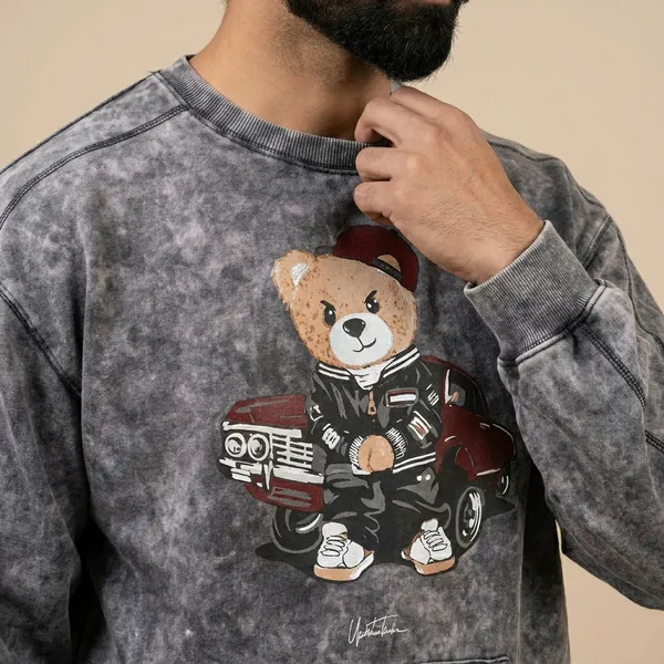Chobbar_Teddy_Sweatshirt_Grey_Stonewashed