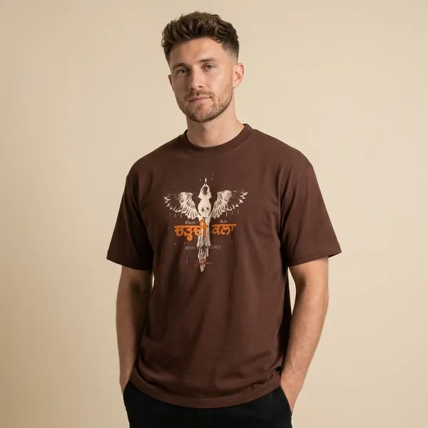 Chardi_Kala_Brown_T-Shirt