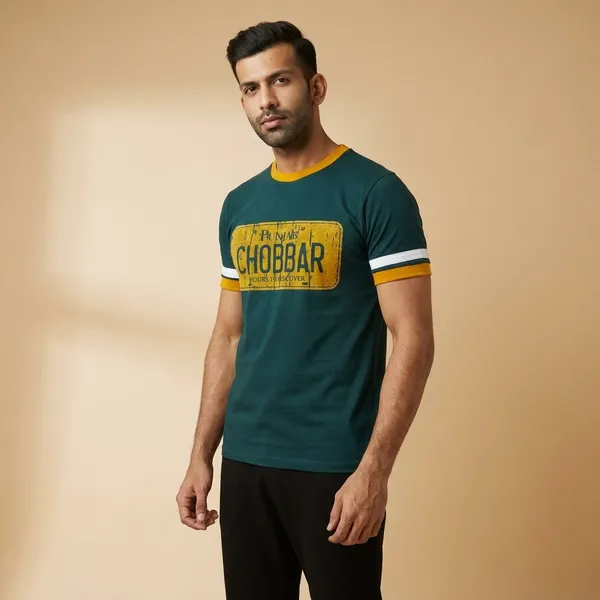 Chobbar_Teal_Green_T-Shirt