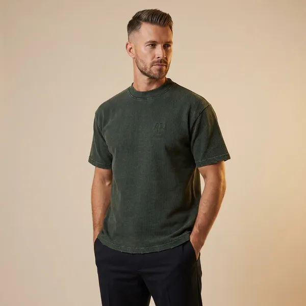 Chobbar_Applique_Green_T-Shirt