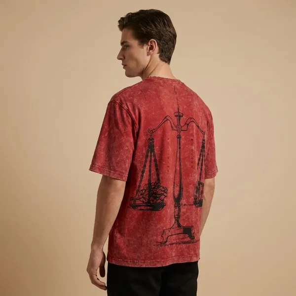 All_Grams_No_Scams_Stonewashed_Red_T-Shirt