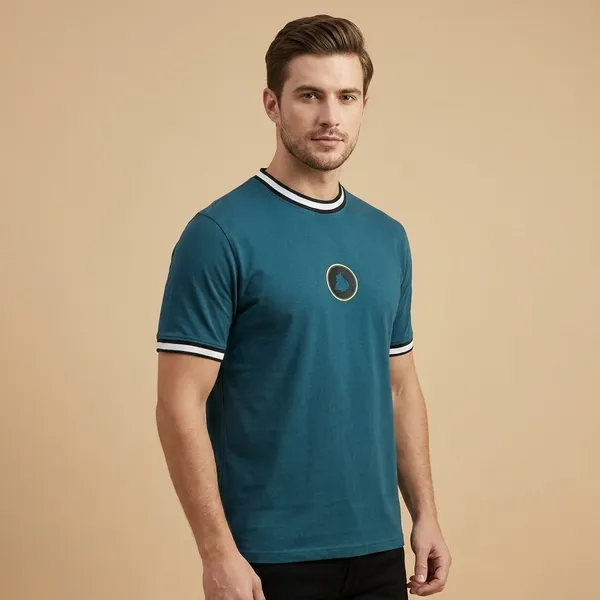 Punjab_Map_Teal_Green_Mens_T-Shirt