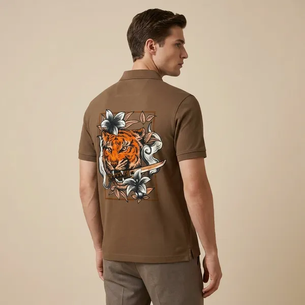 Watchout_Light_Brown_Polo_T-Shirt