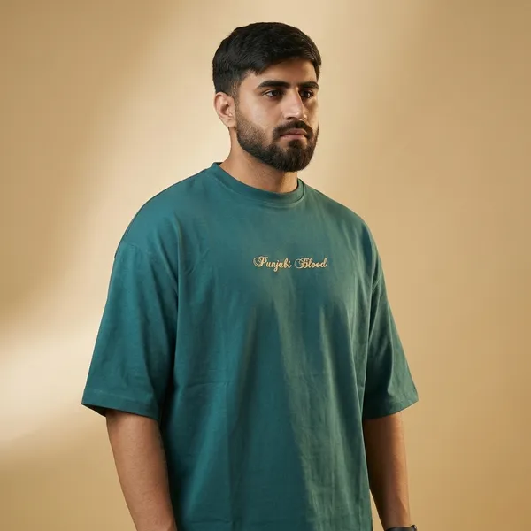 Punjabi_Blood_Teal_T-Shirt