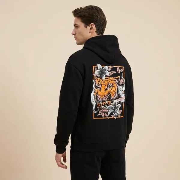 Watchout_Cotton_And_Polyester_Black_Hoodie
