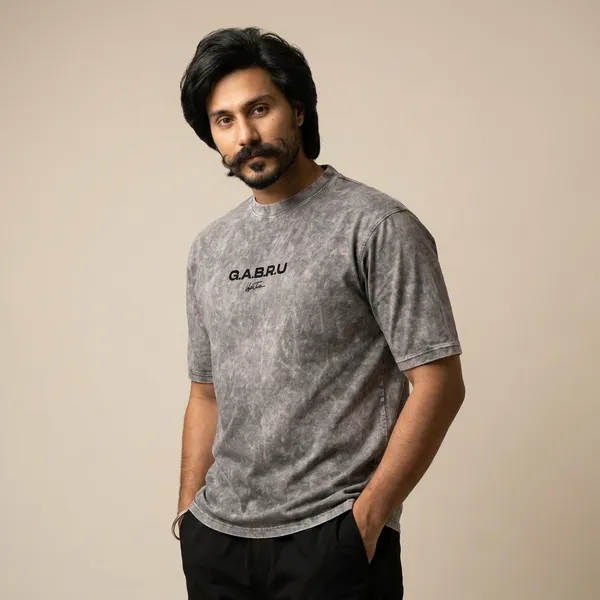 Gabru_Grey_Stonewashed_T-Shirt