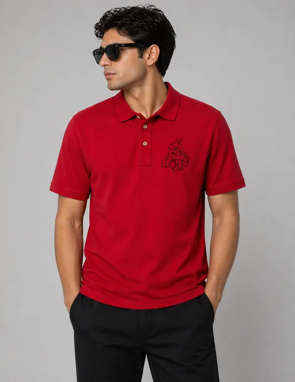 Punjab_Dist_Map_Embroidery_Red_Polo_T-Shirt