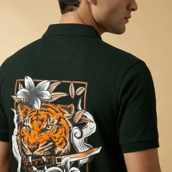 Watch_Out_Dark_Green_Polo_T-Shirt