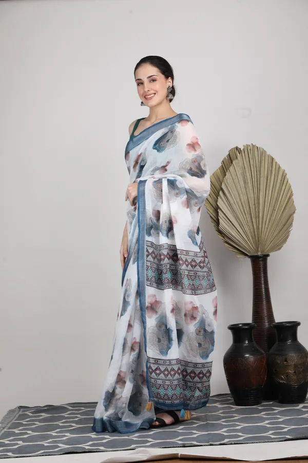 Tantvi_Inkverse_Cotton_Linen_Saree