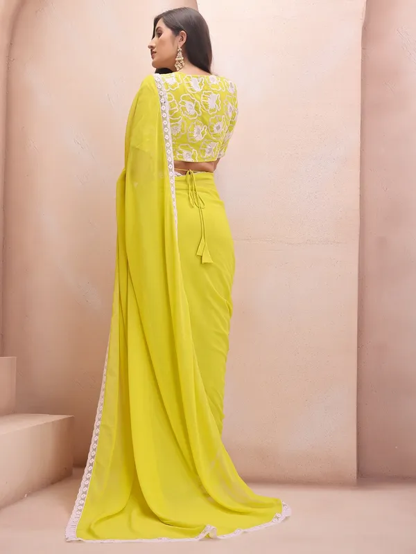 Tantvi_Ivory_Sunrise_Pure_Georgette_Saree
