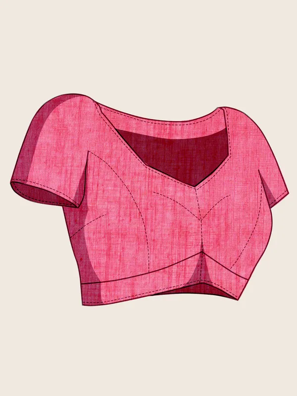Tantvi_Blush_Canvas_Cotton_Linen_Saree